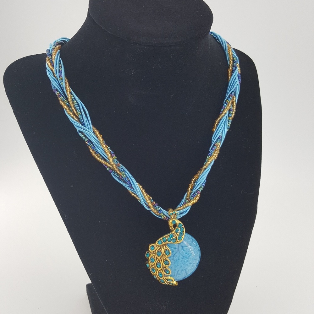 Peacock Necklace - Picture 3 of 6